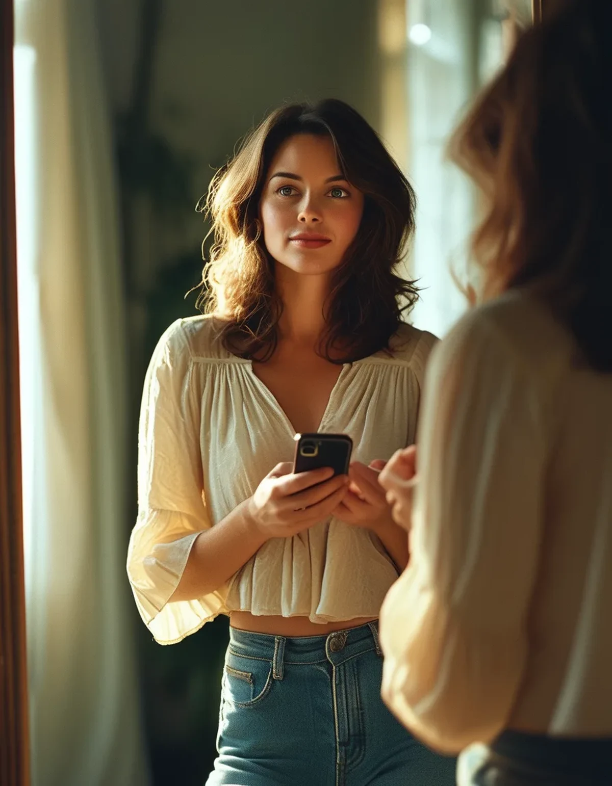 Why Flare Leggings Look Great in the Mirror and Odd in Photos